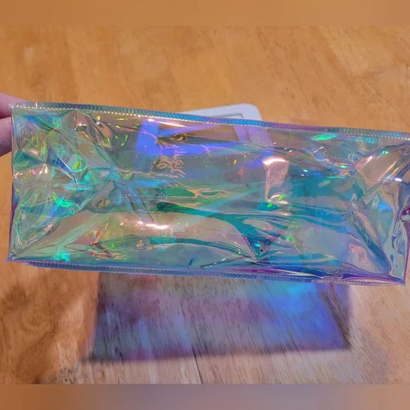 EUC clear iridescent Holographic Tote Bag - Picture 3 of 7
